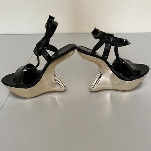 Unique Gold Heels